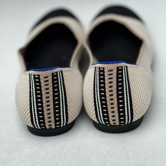 Rothy’s Tuxedo Captoe Square Toe Flats. Woman’s Size 6 1/2, Fits Size 6 - Picture 10 of 12